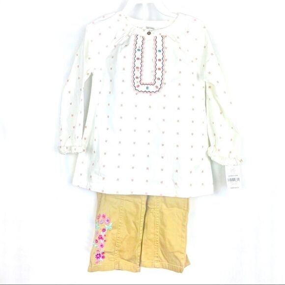 CARTERS Geomertic Tunic w/Floral Cargo pants. - Picture 1 of 6